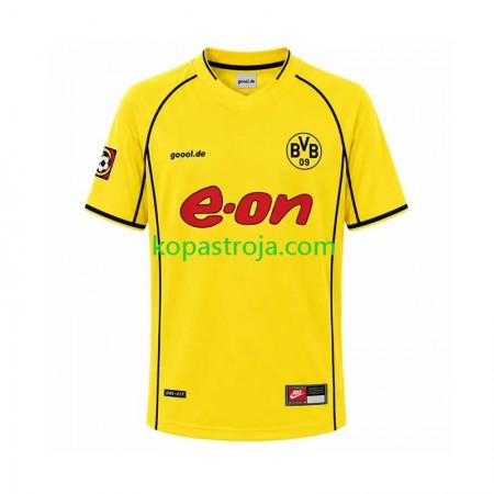 Billiga Fotbollströjor Borussia Dortmund Retro Hemma tröja 2002 Kortärmad